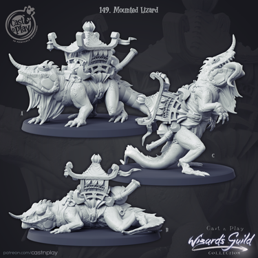 Mounted Lizard